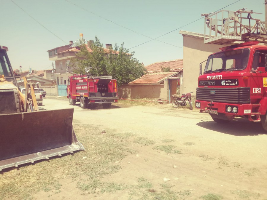 Argıthanın’da korkutan yangın