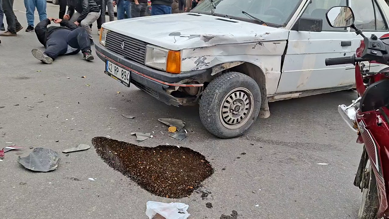 Yaşanan Kazada 1 kişi yaralandı.